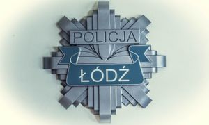 logo policji Łódź.