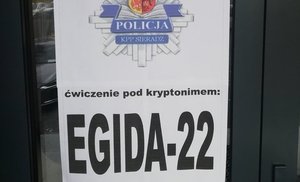 plakat z hasłem egida 22
