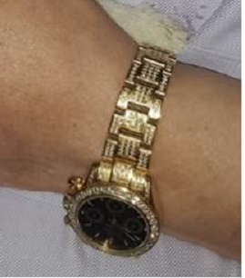 Skradziony zegarek.