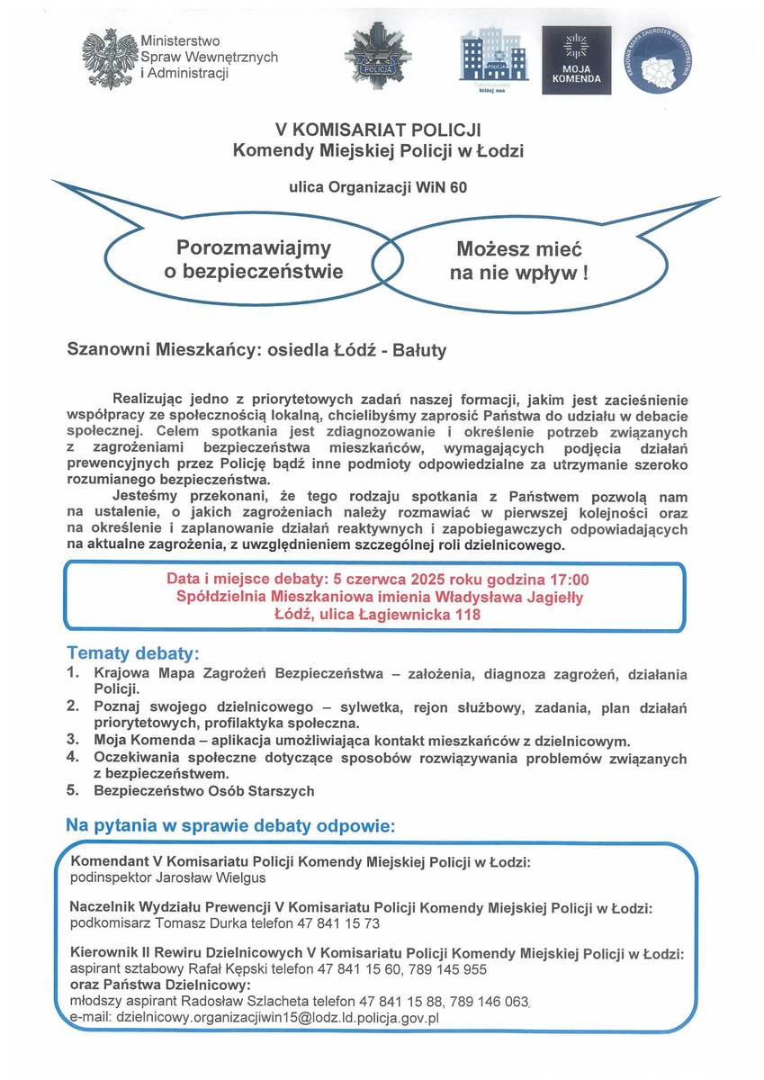 Zaproszenie na debatę.