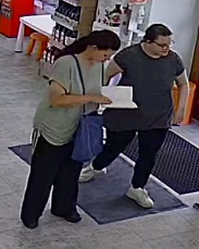 Wizrunek poszukiwanych kobiet zarejestrowały kamery monitoringu.