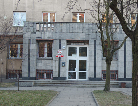 Budynek Komendy Miejskiej Policji w Łodzi. 