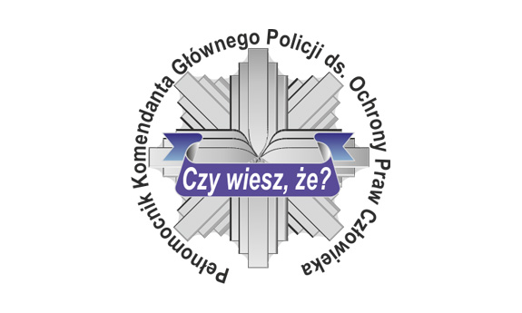 Gwiazda policyjna z napisem &quot;Czy wiesz, że ?&quot;