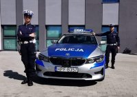 Archiwalne zdjęcie policjantów