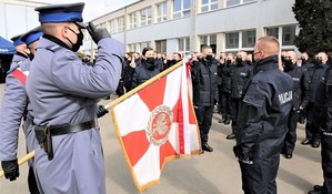 oddział prewencji policji w łodzi, uroczystość ślubowania nowo przyjętych policjantów