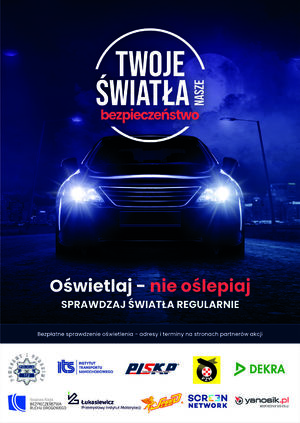 plakat twoje światła nasze bezpieczeństwao