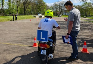 Część praktyczna XXVI Ogólnopolskiego Młodzieżowego Turnieju Motoryzacyjnego.