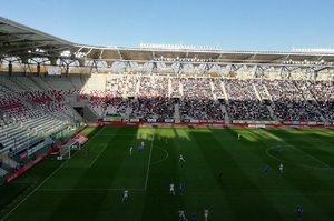 Stadion podczas meczu.