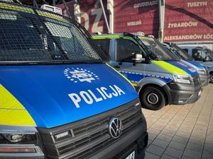 Radiowozy policyjne.