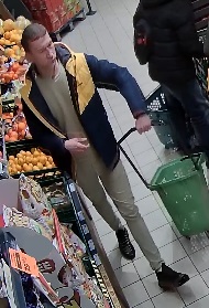 Sprawca kradzieży alkoholu.