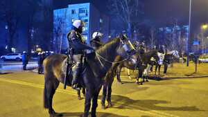 Patrole konne z Komendy Miejskiej Policji w Tomaszowie Mazowieckim i Straży Miejskiej w Łodzi.
