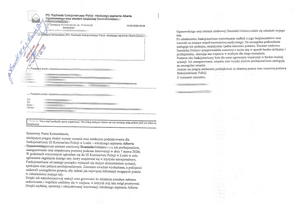 Treść podziękowania.