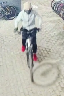 Sprawca kradzieży rowerów.