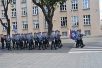 Przemarsz Kompanii Honorowej Policji.